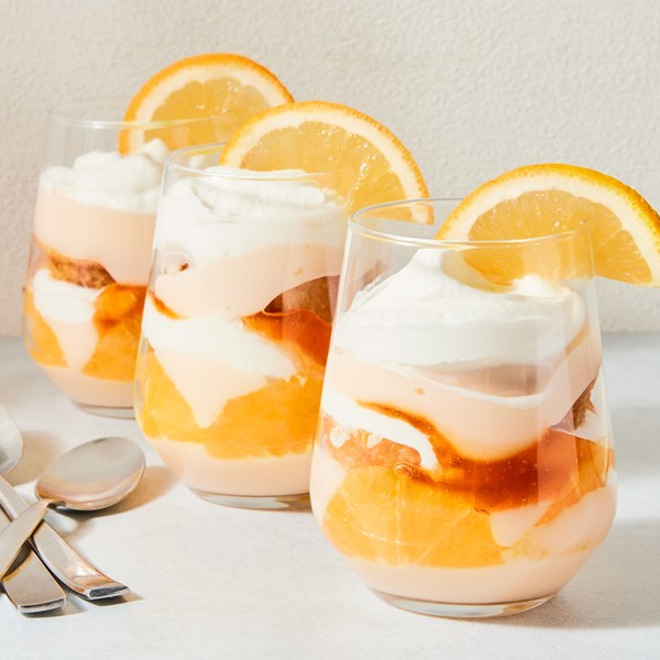 Aperol spritz trifle 