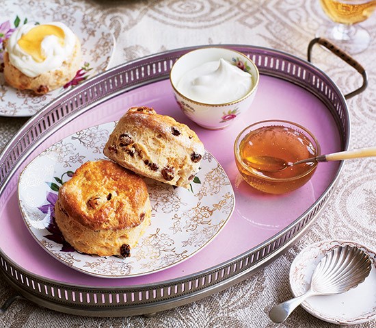 Aperol sultana scones