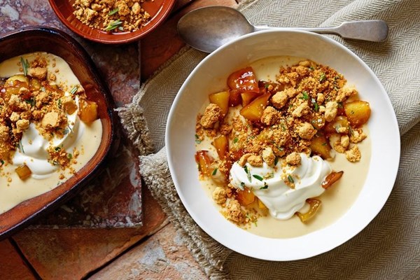Apple & butterscotch pudding [Danielle Alvarez]