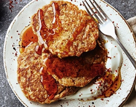 Apple & cinnamon pancakes