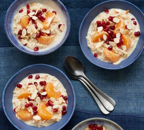 Apple & clementine Bircher