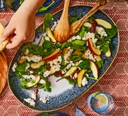 Apple & feta salad
