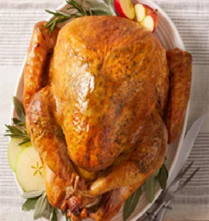 Apple & herb roasted turkey
