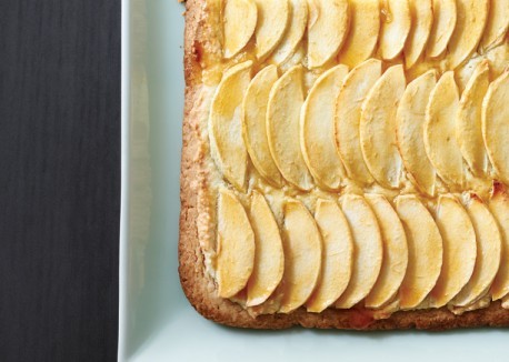 Apple-almond galette