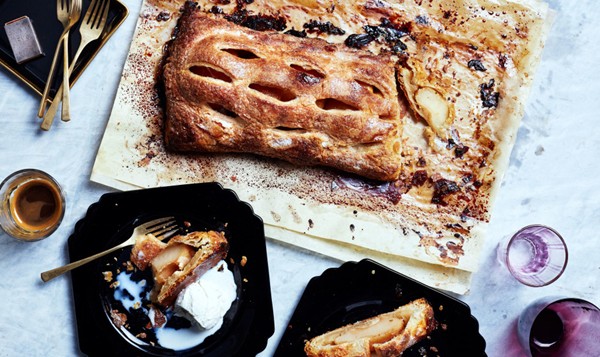 Apple-almond turnover