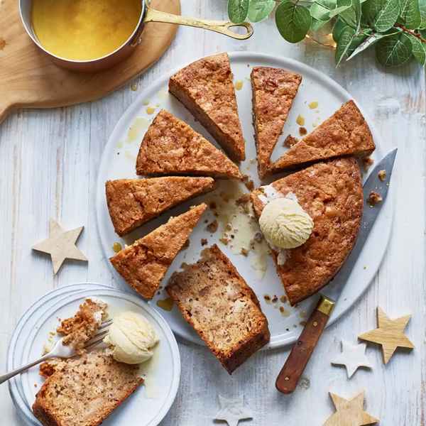 Apple and Calvados cake