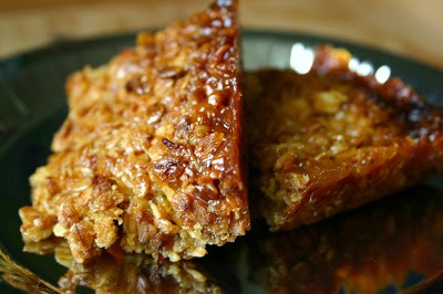 Apple and cinnamon flapjacks