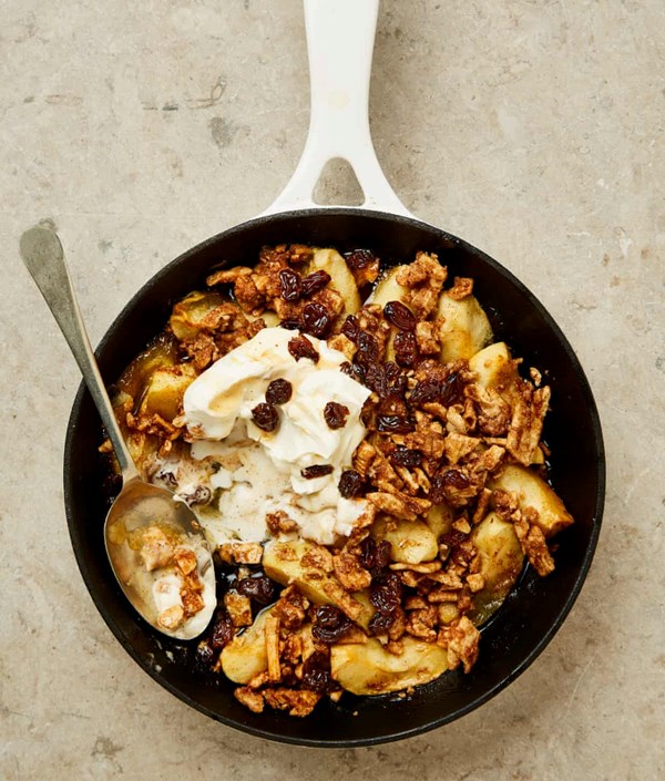 Apple and cinnamon toast cereal crumble
