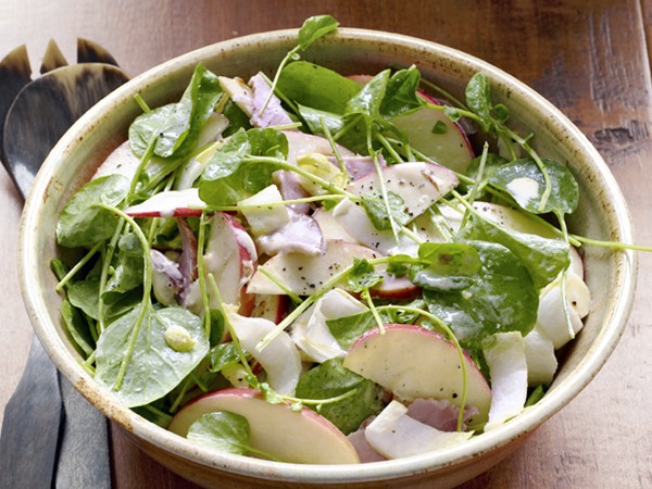 Apple-and-ham salad