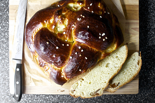 Apple and honey challah
