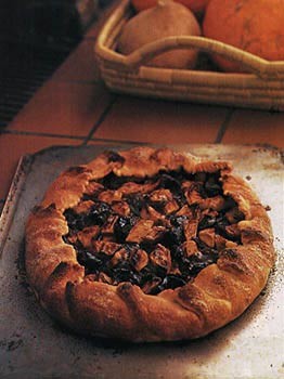 Apple and prune tart