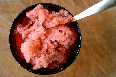 Apple and rhubarb sorbet 