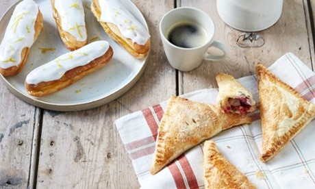 Apple, blackberry and thyme turnovers