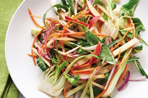 Apple bok choy salad