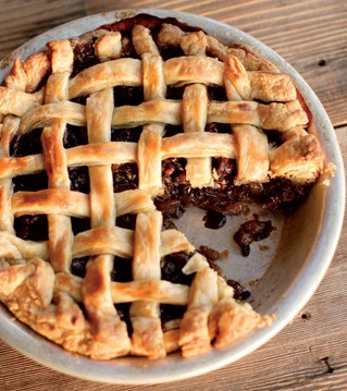 Apple brandy mince pie