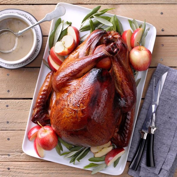 Apple-brined turkey