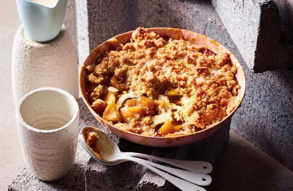 Apple, brown butter and Frangelico crumble