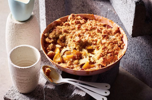 Apple, brown butter and Frangelico crumble