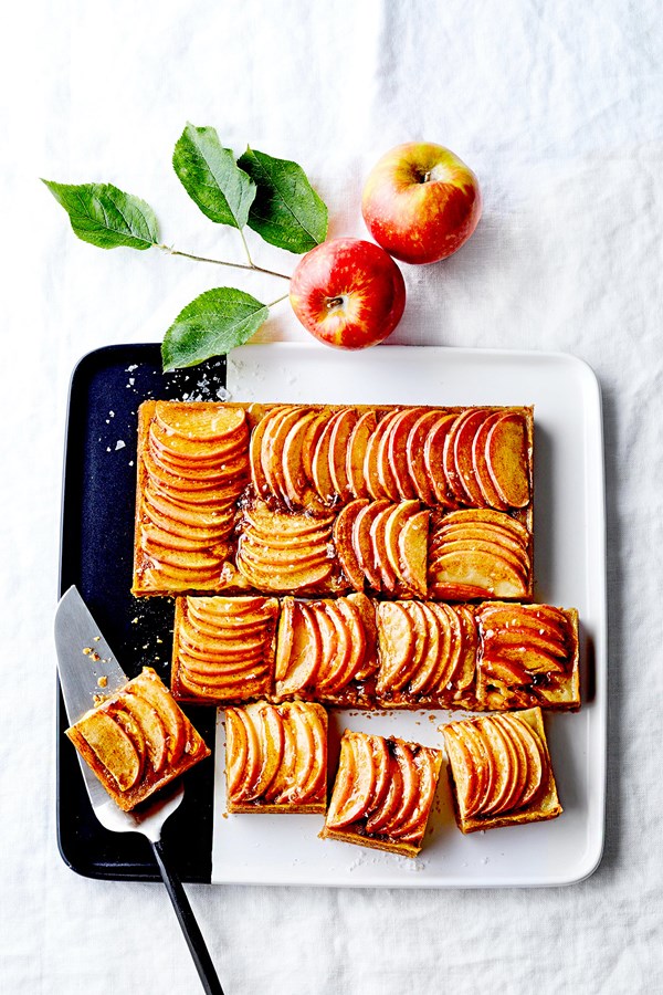 Apple-brown butter bars