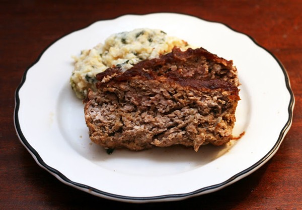 Apple butter glazed turkey meatloaf