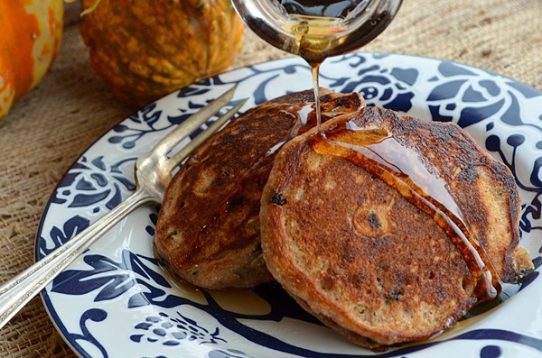 Apple butter pancakes