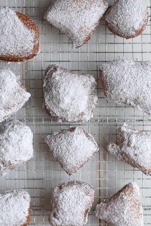 Apple buttermilk beignets