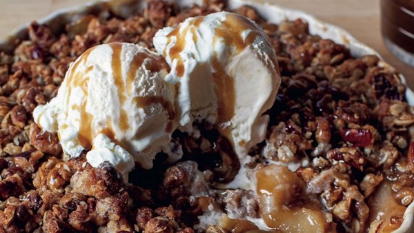 Apple butterscotch crisp