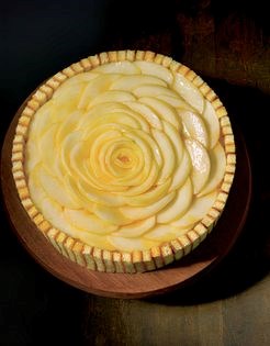 Apple caramel charlotte
