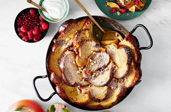 Apple-caramel French toast