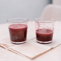 Apple, carrot and beetroot juice
