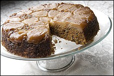 Apple-carrot tatin cake 