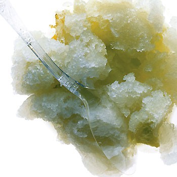 Apple celery granita