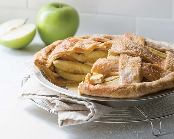 Apple cheddar pie