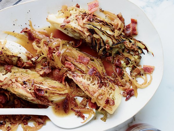 Apple cider-braised cabbage [Tom Colicchio]