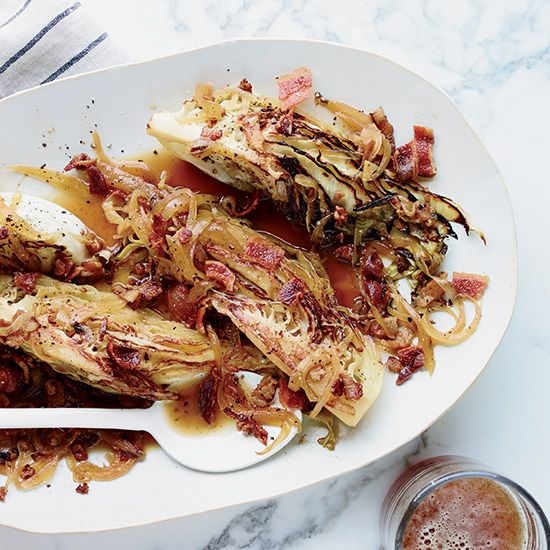 Apple cider-braised cabbage [Tom Colicchio]