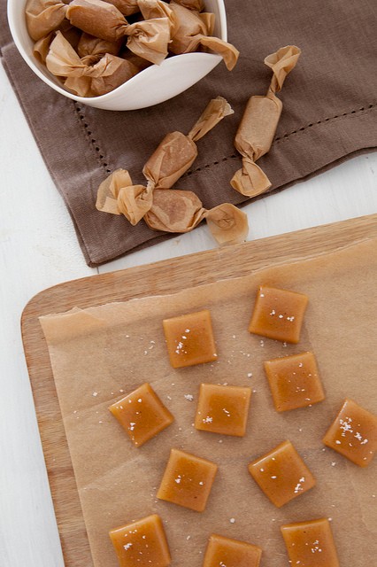 Apple cider caramels