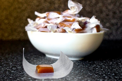 Apple cider caramels