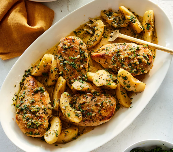Apple cider chicken