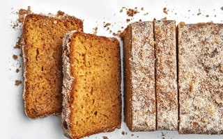 Apple cider doughnut loaf cake