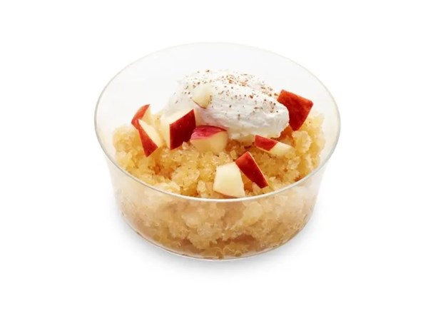 Apple cider granita 