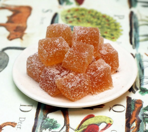 Apple cider jelly candy