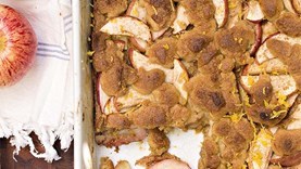 Apple, cinnamon & maple shortcake [Sam Mannering]