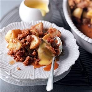 Apple cinnamon crumble