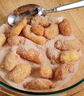 Apple-cinnamon doughnuts