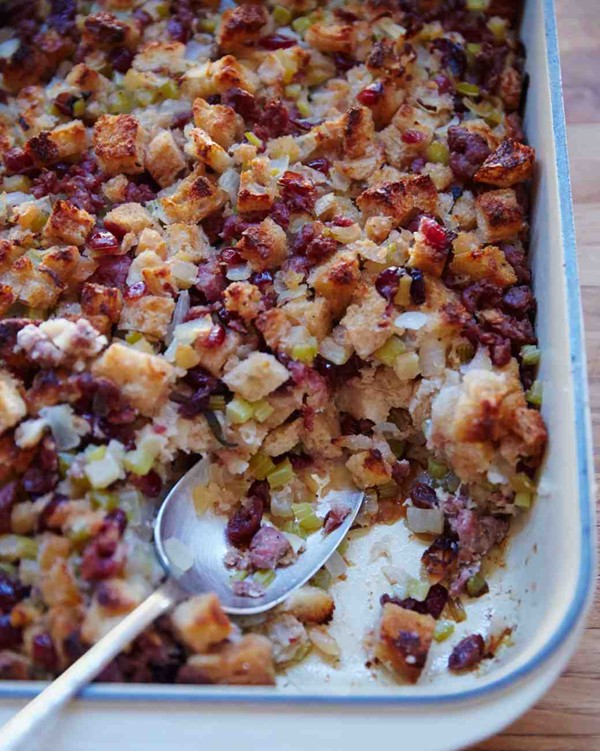 Apple-cranberry dressing