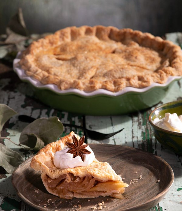 Apple-cranberry pie
