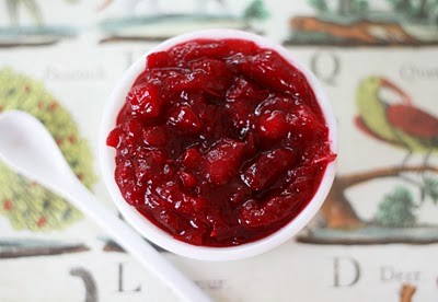 Apple cranberry sauce