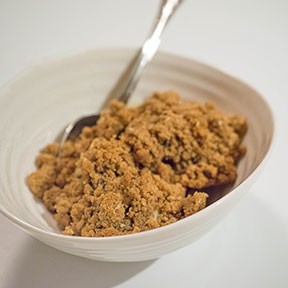 Apple crumble