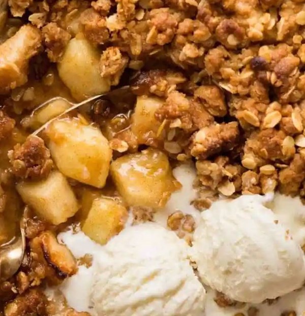 Apple crumble