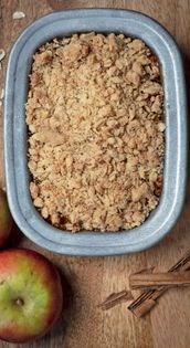 Apple crumble